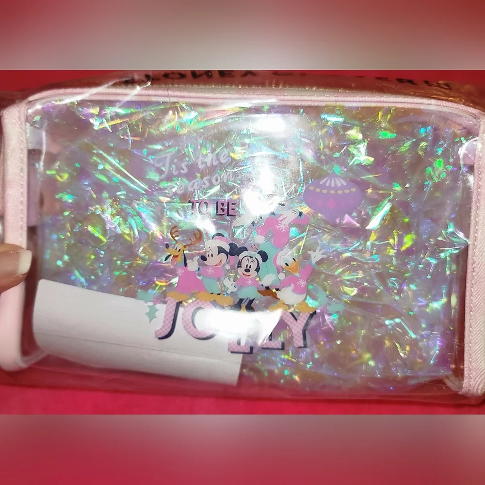 Stoney Clover X Disney Christmas Travel Pouch NWT - Picture 1 of 1